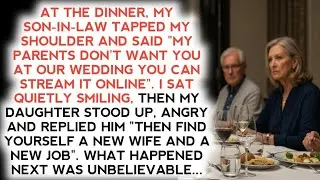 AT THE DINNER, MY SON-IN-LAW TAPPED MY SHOULDER AND SAID 