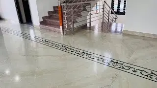 Marble flooring and Stairs with railing design ideas with price