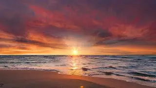 Beautiful Time-lapse Sunrise - Soothing relaxation music