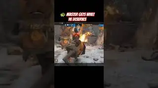 🐢 Master Gets It Hard #forhonor #gaming #games #gamer #gameplay #foryou #xbox #pro