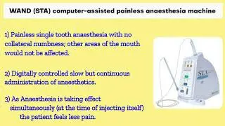 WAND (STA)computer-assisted painless anesthesia machine - Know your digital dentistry &ndash; Prabu dental