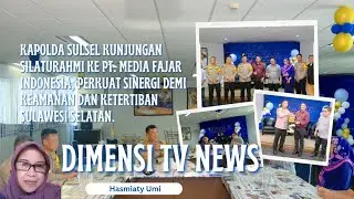Kapolda Sulsel Silaturahmi ke PT. Media Fajar Indonesia, Perkuat Sinergi Keamanan Ketertiban