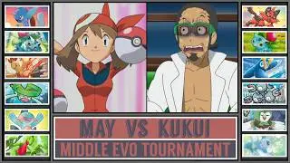 MAY vs  PROF. KUKUI | Trainer Middle Evolution Pok&eacute;mon Tournament [Battle #7]