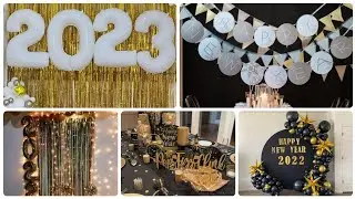 New years party decorations at home/New years eve party backdrop at home #New year party decorations