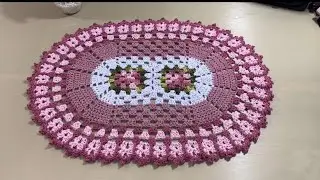 Tapete Eliana 2 squer super fácil e econômico 265gr medida 67/50 cm passo a passo 