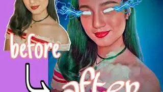 How to makr glowing eye/smoke effect|PICSART(Tutorial)