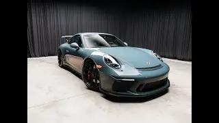 2018 Porsche 911 GT3 &ndash; Graphite Blue, 6-Speed Manual, Full Bucket Seats | HC-4357
