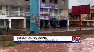 Perennial Flooding: Parts of Accra flooded, Weija road blocked by silt