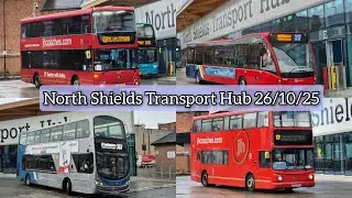 Metro Replacements | Buses at North Shields Transport Hub. | 26/10/25.