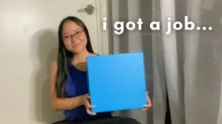 unboxing my first company gift + talk life changes