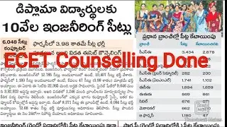 TG ECET Counselling | Completed No more seats
