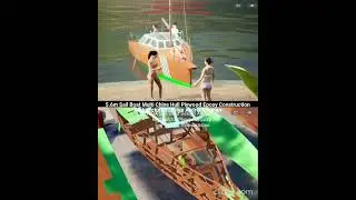 5.6m Sail Boat Poly Chine Planing Hull Plywood Epoxy Construction Architecture&Design Andrei Rochian