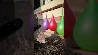 &ldquo;5 Water Balloons vs Electric Saw | Colorful Slow Motion Burst&rdquo; #slowmotion#balloonburst #colorburst