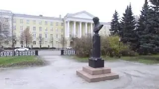 Химический институт им. А.М. Бутлерова. Alexander Butlerov Institute of Chemistry - flight over.