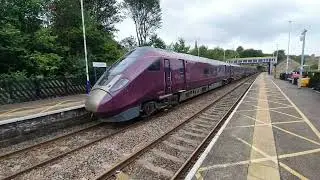 CLASS 810 OO4  TESTING   DRONFIELD STATION