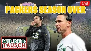 LIVE REACT: Green Bay Packers LOSE -- Will Matt LaFleur Be FIRED? | Wilde and Tausch 1.12.26