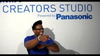 CES 2016 Panasonic 4K LUMIX Creators Studio - Kevin Curry of Fit Men Cook