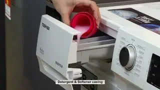 Toshiba 8 kg Wash, 5kg Dry Front Loading Inverter Washer Dryer (TWD-BK90S2M)