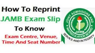 JAMB REPRINT SLIP 2025 | LEARN TO DO IT YOURSELF