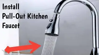 How To Install Kitchen Mixer Tap (Pull Out Sprayer) With Gravity Ball || Sink mixer Fitting