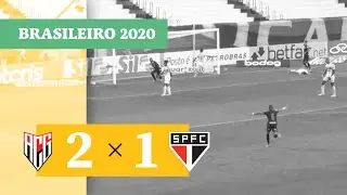 &Eacute; gol!!! Vitor Leque coloca o Atl&eacute;tico-GO em vantagem sobre o S&atilde;o Paulo!