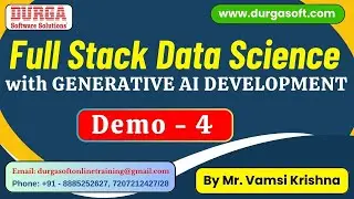 FULL STACK DATA SCIENCE tutorials || Demo - 4 || by Mr. Vamsi Krishna on 30-01-2026 @9AM (IST)