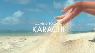 A dream home with your own private man made beach. Coming soon to Karachi.