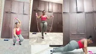 My Home Workout As A Housemaid in Gulf🇸🇦#workout #homeworkout #kadama #gulflife #shagala