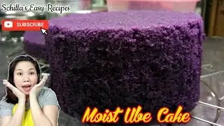 Moist Ube Cake | The Best Ube Cake | Schilla's Easy Recipes