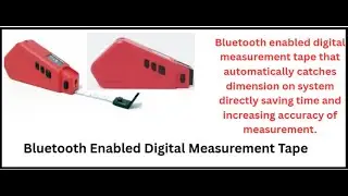 Bluetooth Enabled Digital Measurement Tape-Working Video|#amithgarmentservices