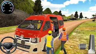 Mobile mini bus simulator gameplay - mini bus driving simulator 3d - android best car racing 2026