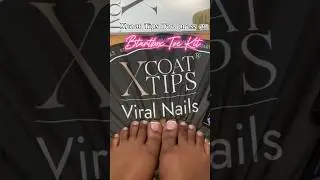 Btartbox X Coat tips toe press on nail tutorial