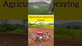 Agriculture spraying drone spraying paddy field #youtubeshorts #drone #shorts #short #Green #food