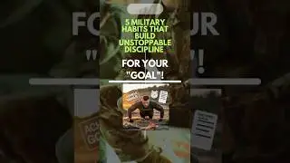 5 Military Habits For Your Goal🔥. #Military #motivationalvideo #goals #oddlysatisfying #viralshorts