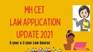 MH CET Application form update 2021|MH CET Law 2021 Exam Date|MH CET Law 3/5 years 2021 Registration
