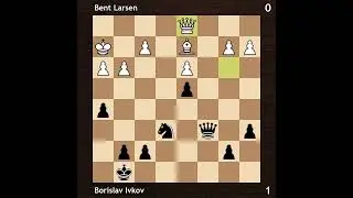Bent Larsen vs Borislav Ivkov | Amsterdam Interzonal 1964 | Round 13