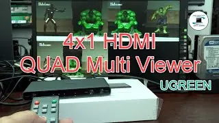 UGREEN HDMI 4x1 Quad Multi Viewer : Overview and Test with Sony Cameras.