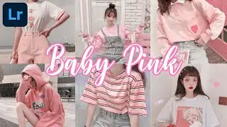 Baby Pink Preset | Lightroom mobile preset tutorial | FREE DNG
