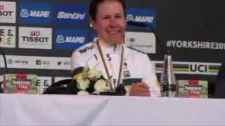 Amanda Spratt of Australia 3rd in the UCI World Championships Women's Elite Road Race