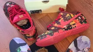 Nike Sb Dunk Low The Wizard of Oz Poppy Field Skateboarding Shoes #newyears2025 #sneakers