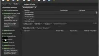 Find Popular Question Keywords