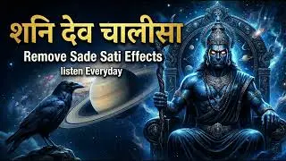 Shani Dev Chalisa | Om Sham Shanicharaya Namah | Remove Sade Sati & Karma Dosha | Powerful Bhajan