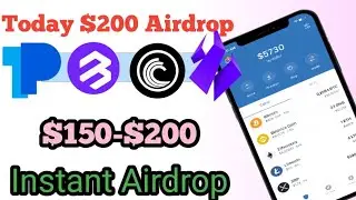 Today $200 airdrop | instant loot airdrop | bitkeep wallet | new airdrop token poket