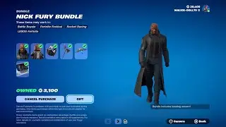 FORTNITE  BUYING NICK FURY BUNDLE