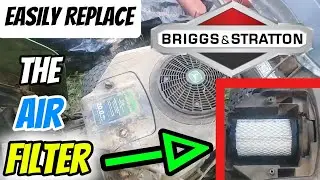 EASY Air Filter Replacement on a Briggs & Stratton Intek | FAST DIY Guide + Pro Tip!