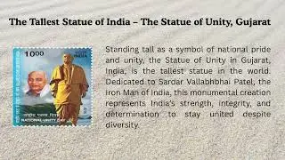 Statue of Unity &ndash; The Tallest Statue in the World | Hidden Facts You Must Know! #gujarat #stamps
