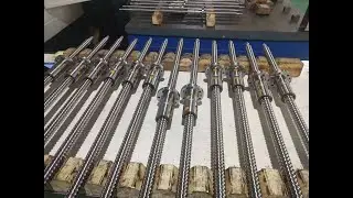 high speed operation cold rolled ball screw with single or double nut