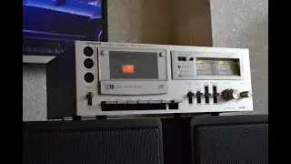#hifiaudio  HITACHI D-550 Stereo Cassette Tape Deck