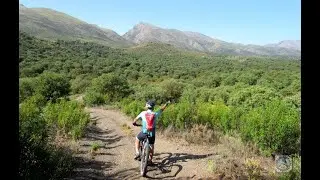 SENDA perimetral en MTB de CAMPIÑUELAS BAJAS. SIERRA de TEJADA término de ALHAMA de GRANADA (ESPAÑA)