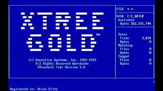 XTree Gold 3.0 for Ms Dos + Download